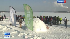 Ещё один «город эскимосов» на льду Обского моря построили в Бердске