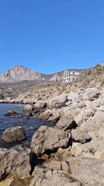 Крым Форос Красивейшее море Первомартовские купания