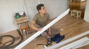 В КОМНАТЕ СТАЛО КРАСИВО! Ламинат, плинтус и сборка шкафа.