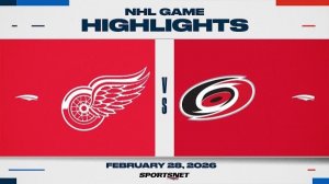 Обзор матча НХЛ | Каролина - Детройт (01.03.2026)
