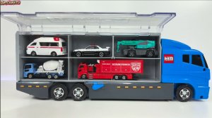 Мультики про машинки, Много машинок! Пожарная, полиция, грузовики — собираем конвой