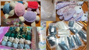 Болталка под вязание. Мои процессы, работаем не покладая крючка))). Немного посылок