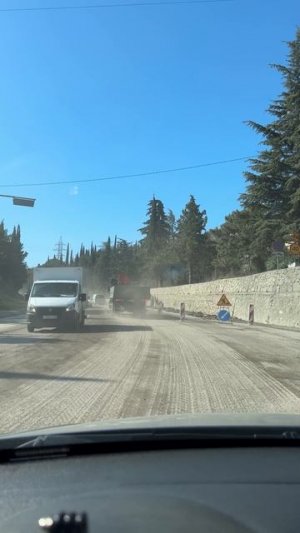 Ялта, Наконец-то ура! Дороги в Ялте ремонтируют. Крым 2026 #ялта #крым #дорога