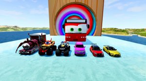 МУЛЬТИКИ ПРО МАШИНКИ ЦВЕТНЫЕ АВТОБУСЫ