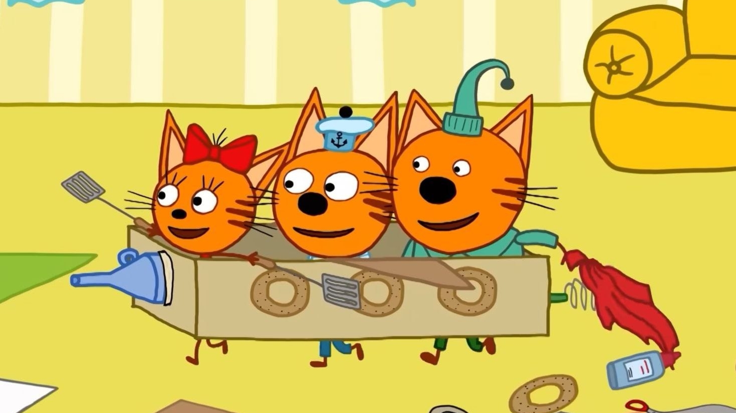 Три Кота | Три Кота Игра Мультик | Мультики для детей | Три Кота смотреть онлайн