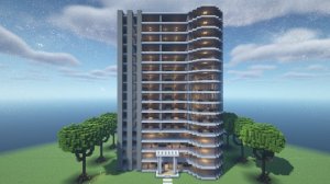 Учебное пособие по Minecraft: Как построить современный отель в Minecraft