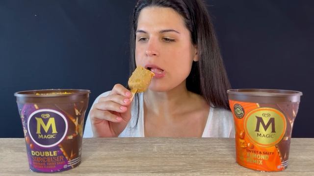 MAGIC (MAGNUM) ICE CREAM _ MUKBANG _ ASMR _ EATING SOUNDS