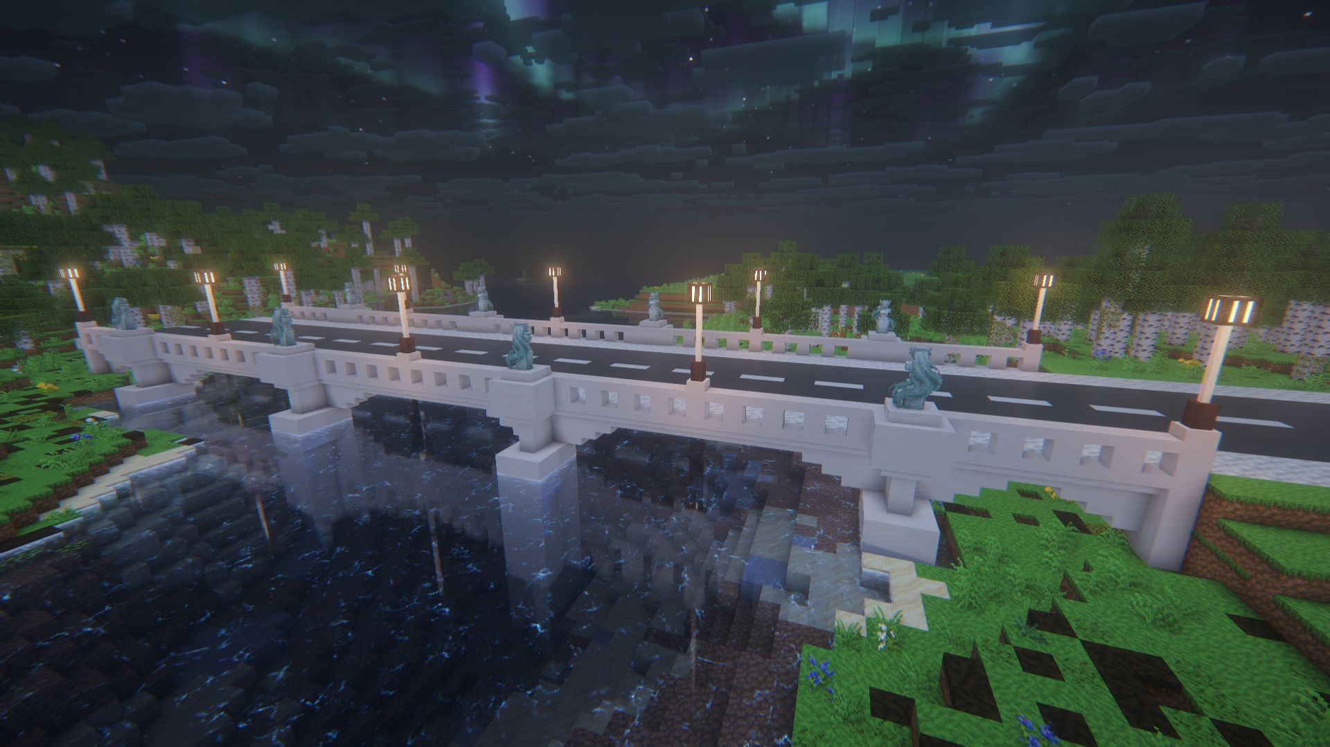 Minecraft мод FreshCraft. Проект строительства города. Сезон 2. Серия 2  (Мост)