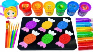 ИГРАЕМ В ЦВЕТНЫЕ СЛАЙМЫ ЗАЛИВАЕМ В КОНФЕТКИ АСМР ВИДЕО ДЛЯ ДЕТЕЙ ДЕТСКИЙ КАНАЛ ИГРАЛКИ-ЗАЛИПАЛКИ