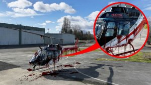 Если вы увидите КРОВЬ на вертолёте, немедленно улетайте!! (это небезопасно)