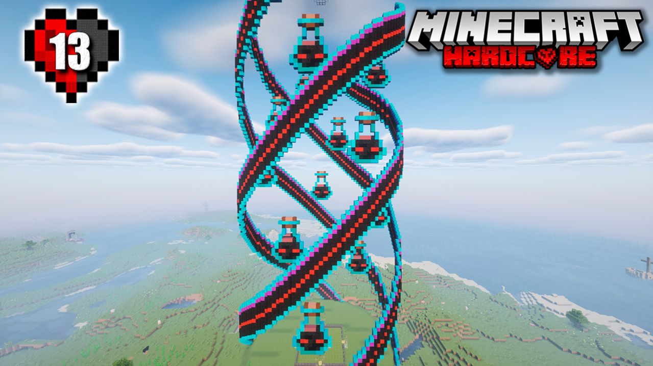 Майнкрафт ЛетсПлей #13 - Ферма ЗЛА! | ХАРДКОРНОЕ СЕРДЦЕ