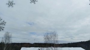 Облачная система тёплого фронта атлантического циклона 22.02