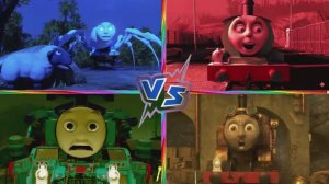 МУЛЬТИКИ: ЧУДИЩЕ‑ПОЕЗД‑МУТАНТ 🚂🦑 vs ДОБРЫЙ ПАРОВОЗИК 🚂😊 vs ТЁМНЫЙ РЕЛЬСОЗВЕРЬ