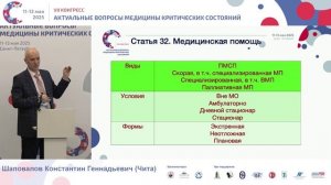 Права и обязанности АиРа при оказании медицинской помощи Шаповалов К.Г. (ФЗ №323)
