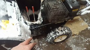 Регулировка привода жёлоба Champion ST656