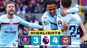 Бёрнли - Брентфорд. Обзор матча. Англия, тур 28