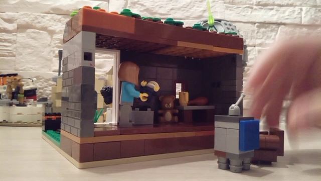 Самоделка Лего дачный домик