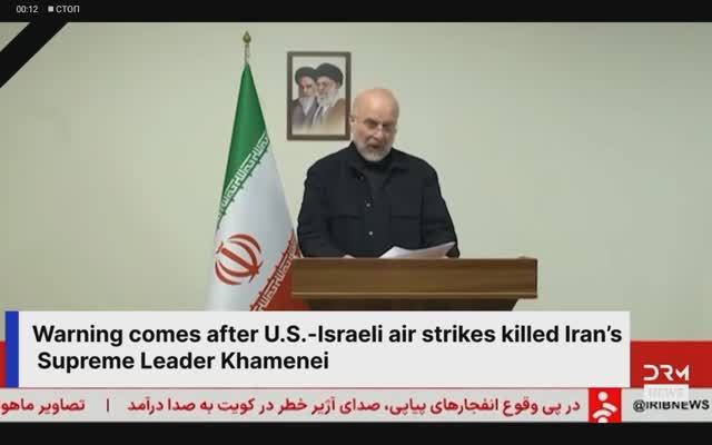 Спикер парламента Ирана Трампу и Нетаньяхе “Вы перешли Красную черту” после смерти Хаменеи, 1 марта