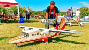 DO-228 RC ЭЛЕКТРИЧЕСКИЙ ШКАЛЫ 1:7 МОДЕЛЬ САМОЛЕТА / ДЕМОНСТРАЦИЯ ПОЛЕТА