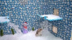 🐹Хомяк сбегает из зимнего рождественского ледяного лабиринта-тюрьмы 🎄❄