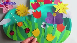 Интерактивная весенняя поделка для детей