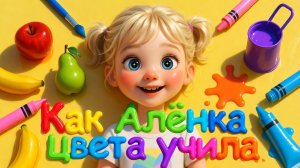 Как Алёнка цвета учила