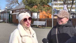 О своих планах на весну и не только рассказали жители и гости Анапы