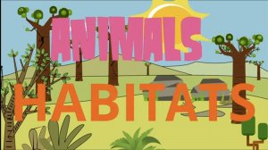 Animals' habitats - Среды обитания животных