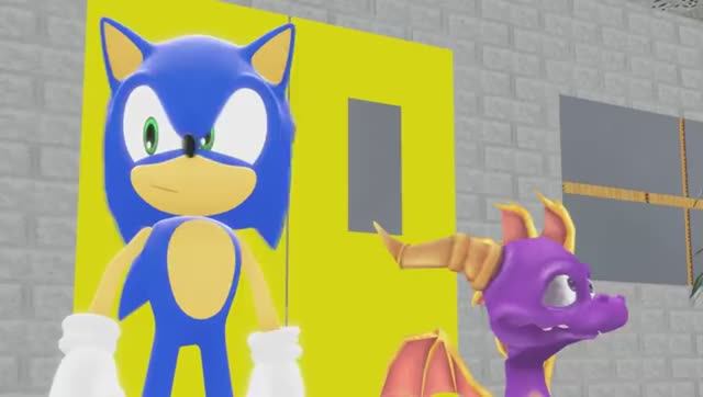 [SFM BALDI] Baldi's Basics In Learning SONIC & SPYRO VS BALDI (Animation) (horror game)