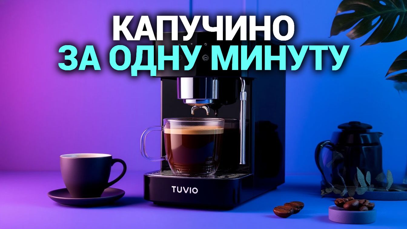 Топ‑3 причины выбрать кофеварку Tuvio TCM02EA — разбираем плюсы и минусы.