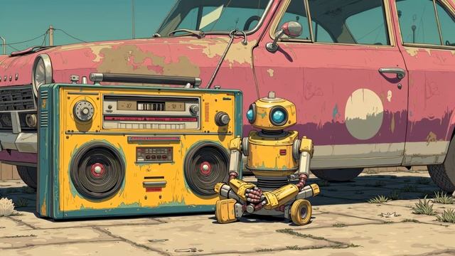 Analog Funk Groove ~ Retro Synth Jams & Daft Punk Vibes for Your Playlist 🎶-(1080p30)