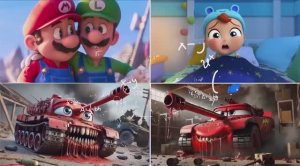 🍄 СУПЕР-МУЛЬТИКИ: МАРИО В ГОСТЯХ У АНГЕЛОЧКА, МАЛЫША И МОНСТРЁНКА! ✨🚘