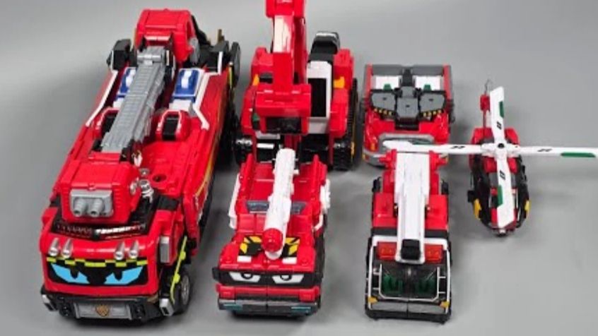 Распаковка Metal Cardbot. Метал Кардбот. Пожарные. Феникс фаер, Флейм Нова и Блайон