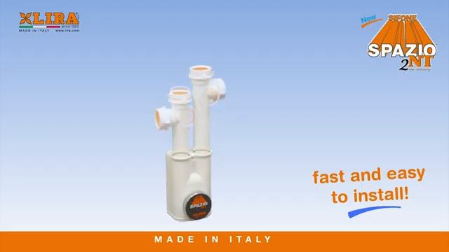 Установка сифона Spazio 2NT с корзинчатым вентилем - обновлённая версия 2023