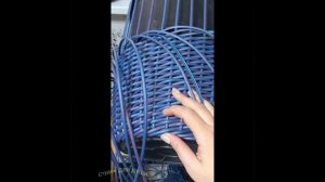 Мастер-класс Кашпо "КОНУС " в виде обзора. Для тех, кто умеет плести ротангом!