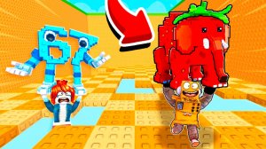 БЕГУ РАДИ БРЕЙНРОТОВ но ПОЛ ПРОВАЛИВАЕТЬСЯ НА СКОРОСТИ 😱 РОБЛОКС