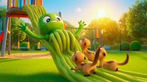 🌿🎢🍝Горка, которая превратилась в макаронину!