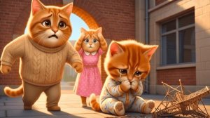 Мечта Джинджер Киттен была сорвана учениками... 💔 Мама и папа наконец-то добрались до школы...