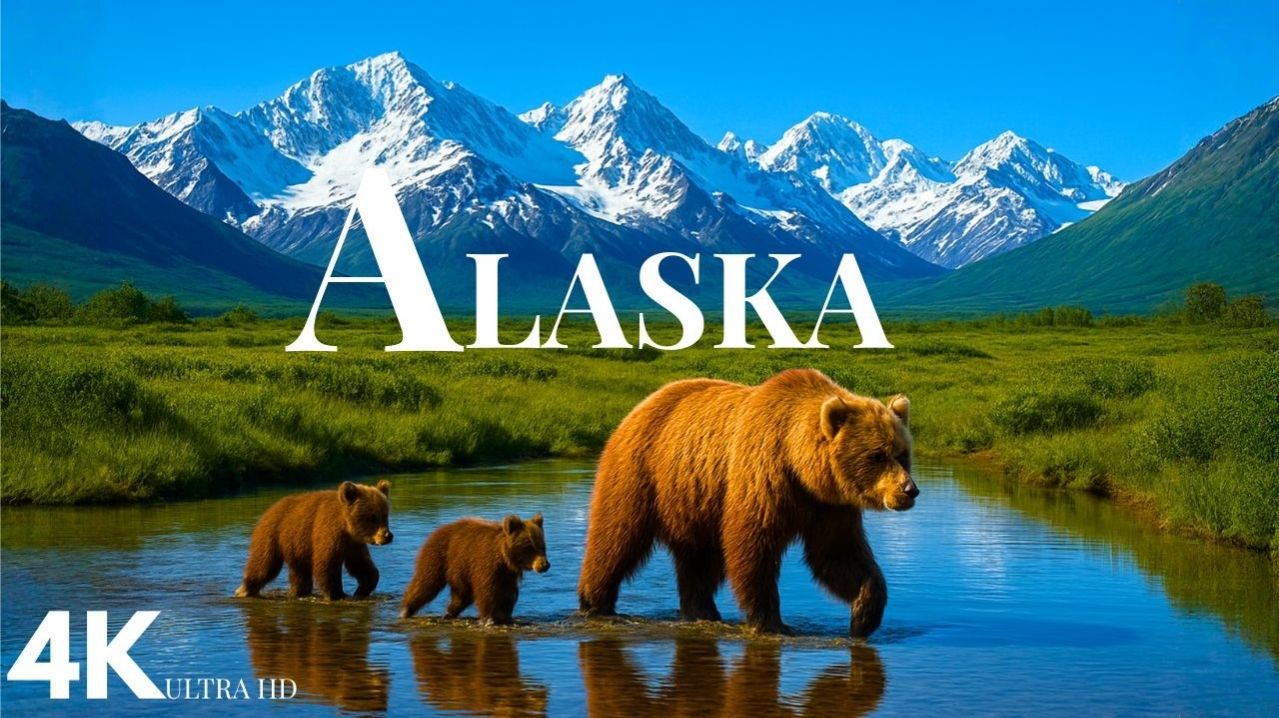Необузданная красота Аляски: Нетронутая дикая природа и невероятные животные.
