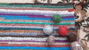 Дорожка - половичок крючком.