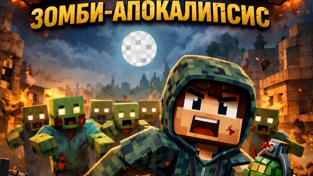 🚨 СРОЧНО! Зомби захватили мир Minecraft! Первая серия выживания