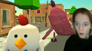 Призвала МЯСНУЮ КУРИЦУ в ЧИКЕН ГАН! САМЫЙ СТРАШНЫЙ МИФ ЧИКЕН ГАНА!