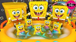 Играем в игрушки из мультика Спанч Боб. Мультфильм для детей. ASMR АСМР
