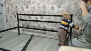 7. февраль 2023 Взрослый конструктор!) #ребенок #baby #vlog #влог #будни #hoff #матрас #кровать #уют