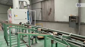 Автоматическая пескоструйная камера конвейерного типа ASB-1000-7.5M-S3