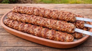 Вкусный и сочный люля-кебаб который никогда не упадёт с шампура
