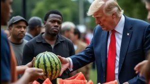 Дональд пилит восточный арбуз