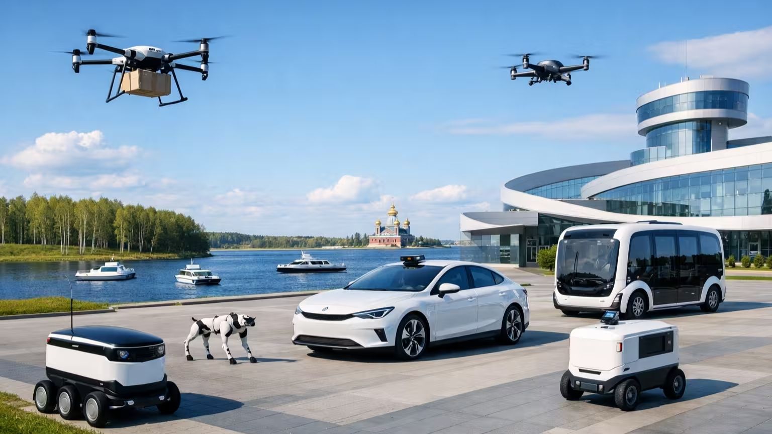 Поручение Путина. Tesla построит заводы на Луне. Хищник и робот дворник.