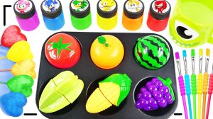 Мультики для малышей. Яркие овощи, кисточки и сердечки. Мультики для детей смотреть онлайн.