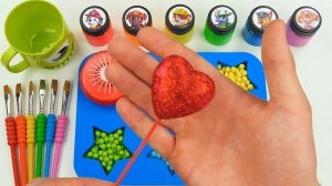 Слайм киндеры волшебные краски